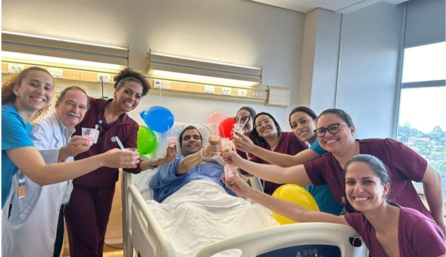 Depois de 24 dias internado, Tércio Tinoco recebe alta hospitalar