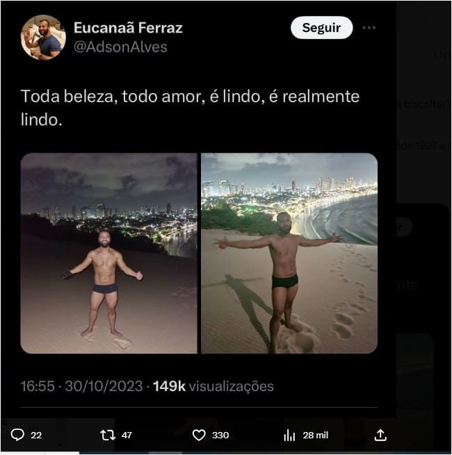 Estudante de direito é multado após publicar foto em cima do Morro do Careca