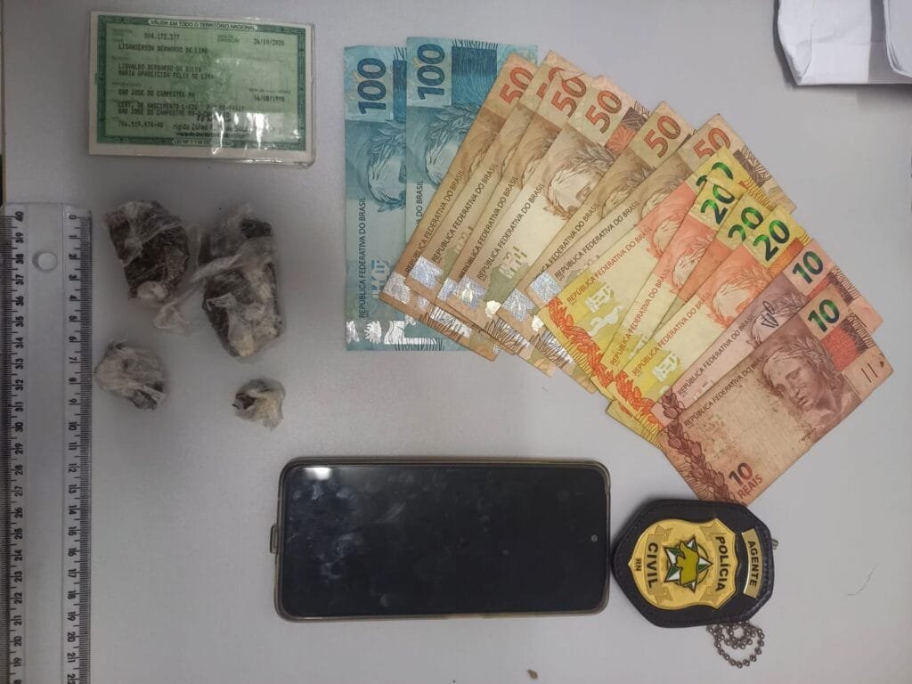 Polícia Civil prende homem por tráfico de drogas no interior do RN