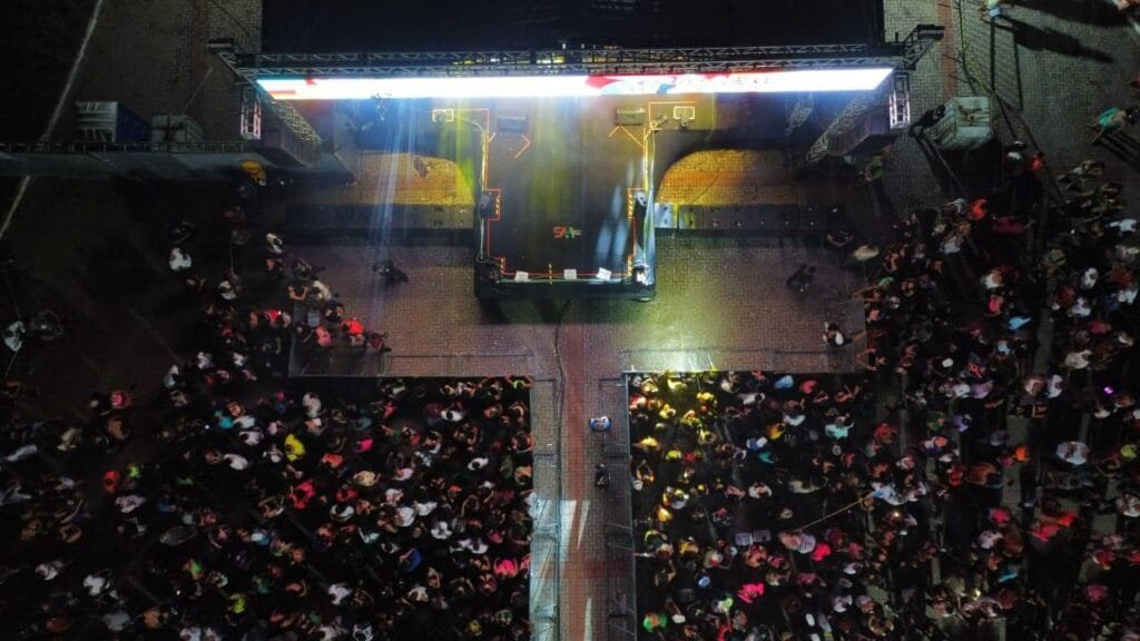Multidão agita o Parque das Fontes para celebrar padroeiro de SGA
