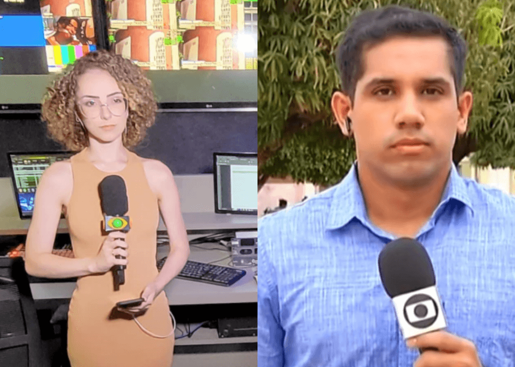 Casal de jornalistas do RN se destaca em cobertura nacional por canais diferentes
