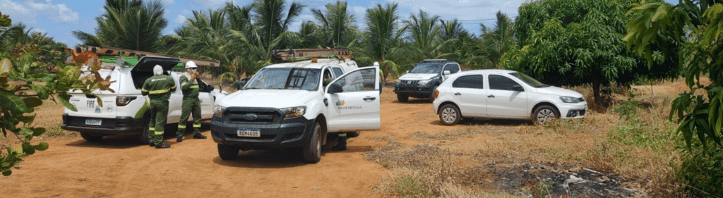 Fazenda é flagrada fazendo “gato” de energia para irrigar plantações em Pedra Grande