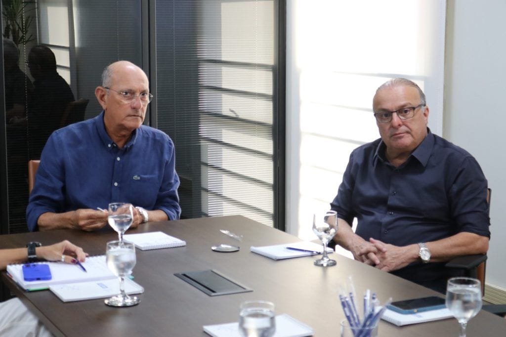 Paulinho Freire é recebido pelo presidente da FIERN