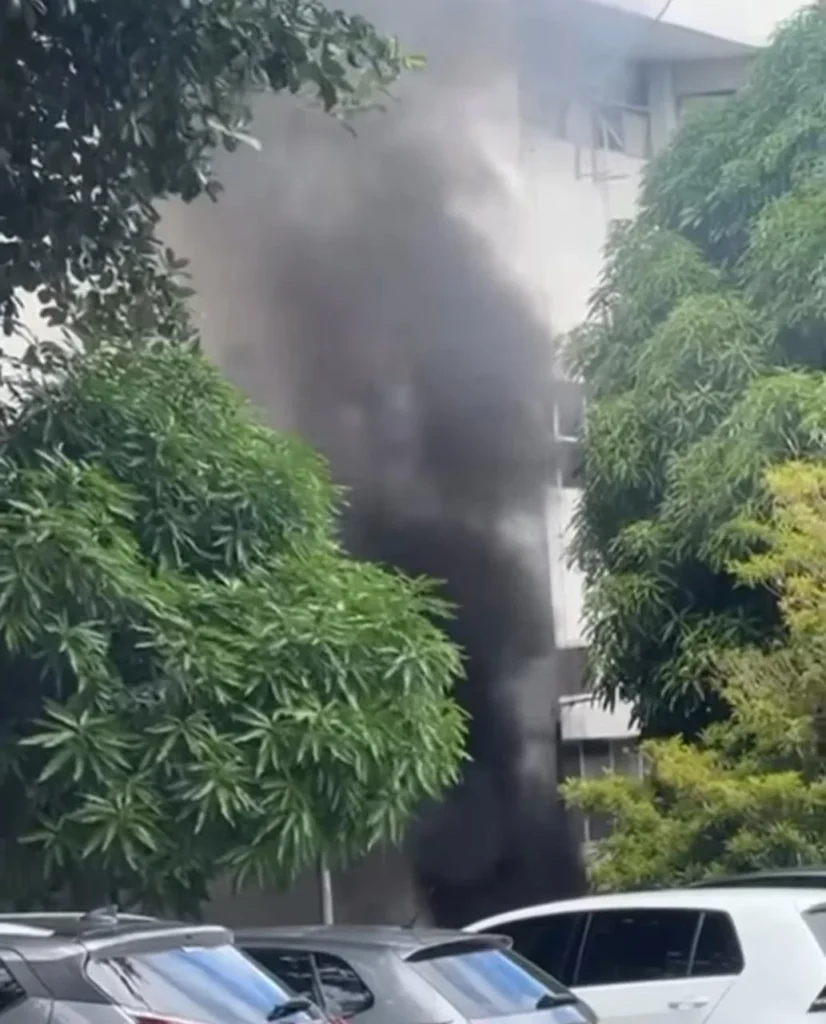 Incêndio atinge prédio da SEPLAN, em Natal