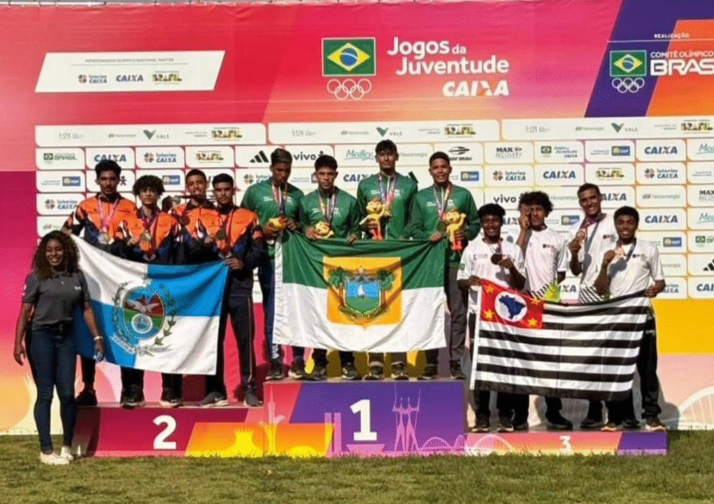 Atletismo do RN é bicampeão brasileiro no revezamento