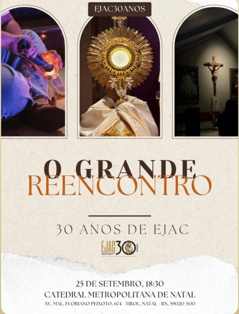 Ejac completa 30 anos e promove celebração histórica reunindo gerações de jovens católicos