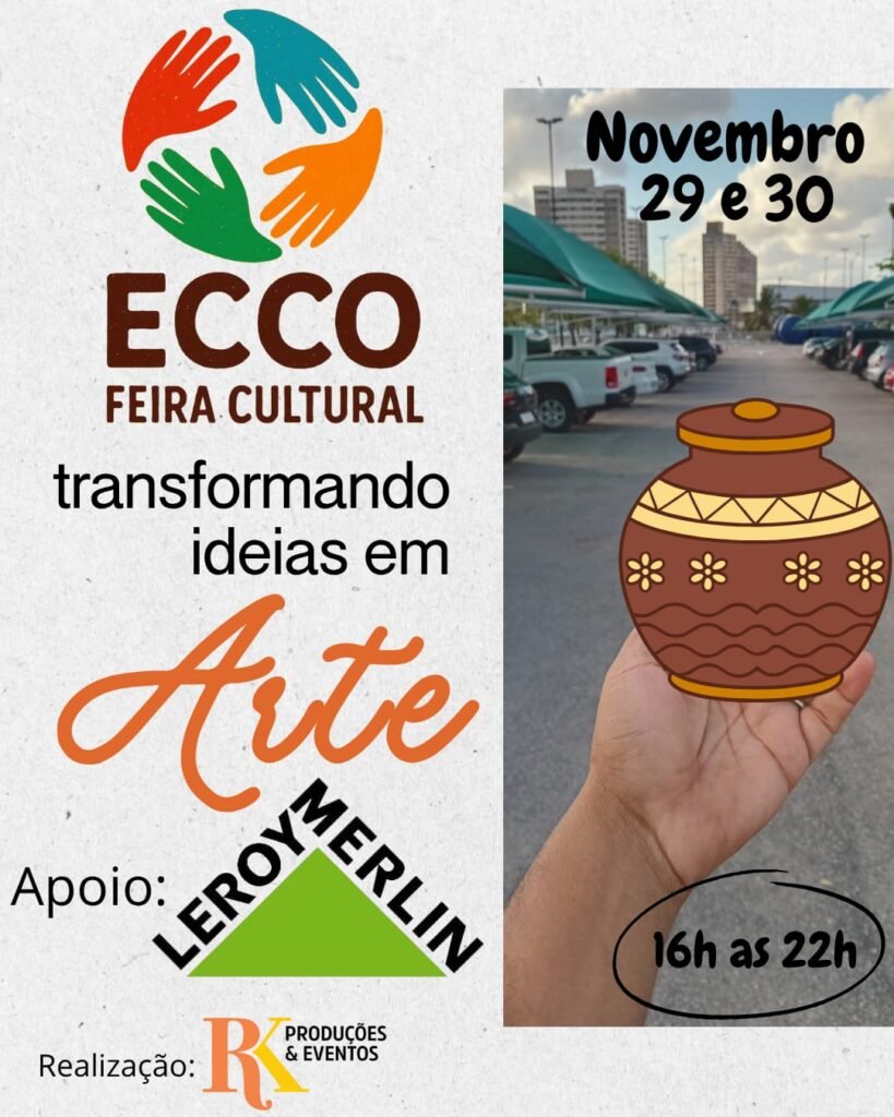 Ecco Feira Cultural realiza 3ª edição neste fim de semana com programação para toda a família e arrecadação solidária
