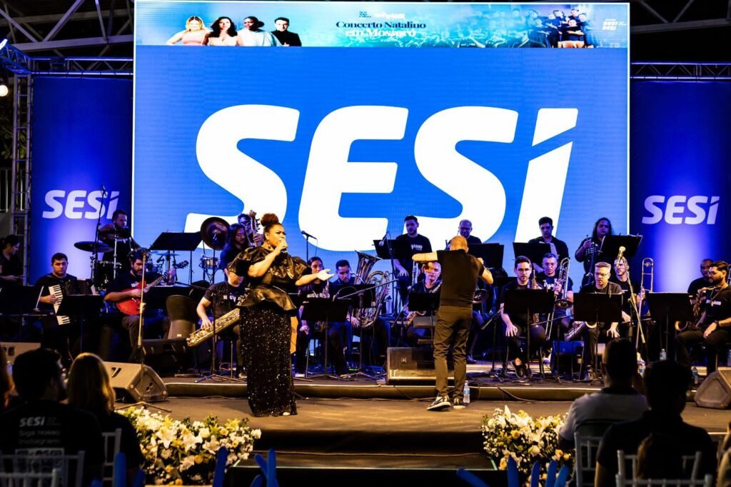 SESI Big Band se apresenta na Catedral Metropolitana e encerra temporada de concertos natalinos de 2025