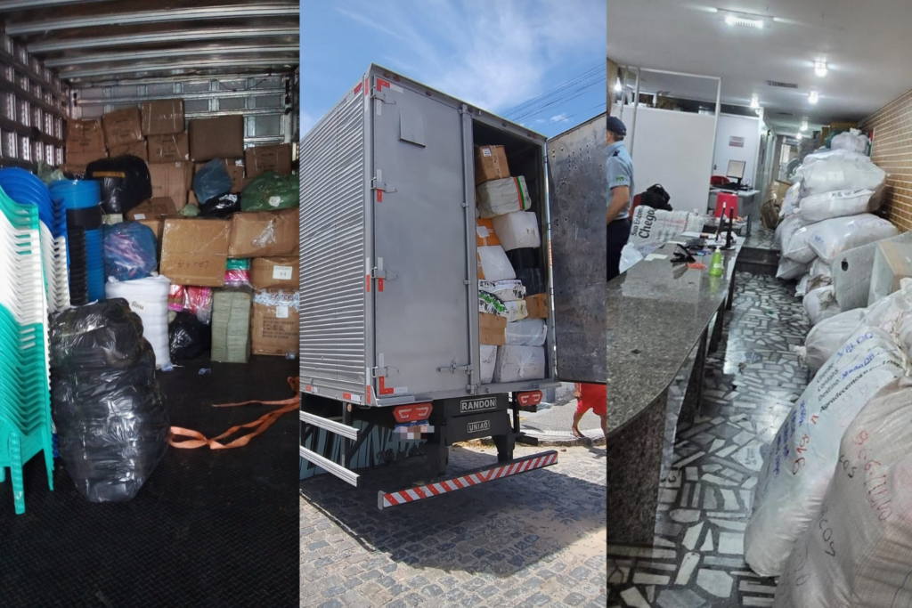 Operação da SEFAZ-RN apreende caminhões com R$ 4 milhões em mercadorias sem nota fiscal