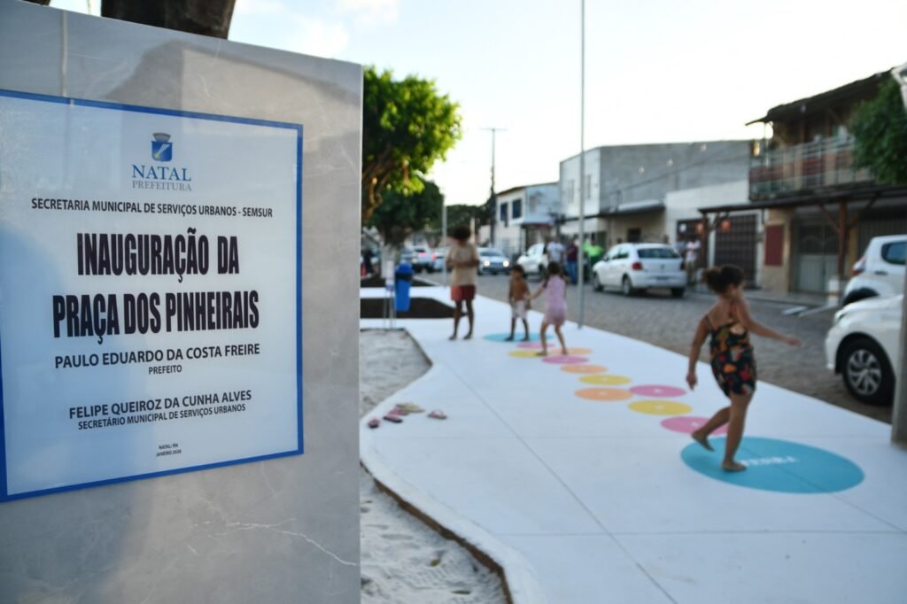 Bairro de Cidade Nova ganha acessibilidade e segurança com praça revitalizada
