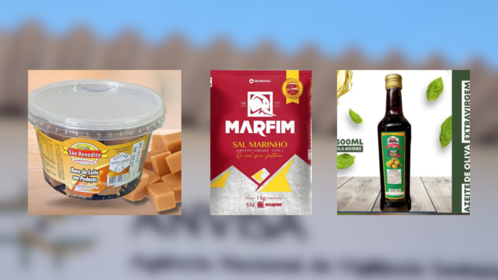 Anvisa proíbe venda de doce de leite, azeite e sal grosso de 3 marcas; veja