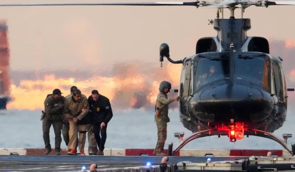 Veja fotos de Maduro a caminho de tribunal para audiência em Nova York