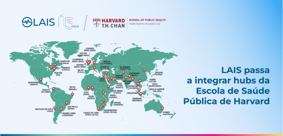 LAIS passa a integrar hubs da Escola de Saúde Pública de Harvard