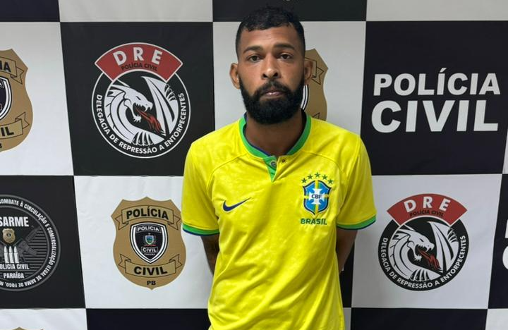 Foragido do tráfico de drogas em Pipa é preso na Paraíba