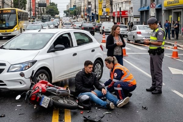 Justiça condena motorista, associação e locadora por acidente com motociclista em Natal