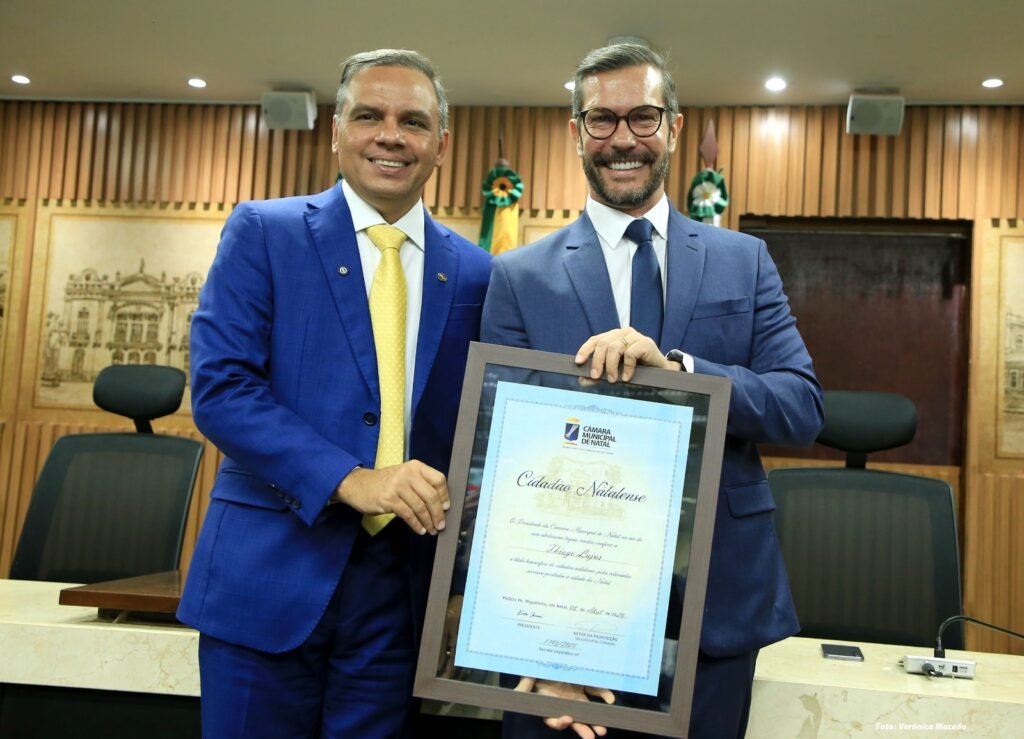 CMN concede título de cidadão natalense a Thiago Lajus, diretor regional da InterTV