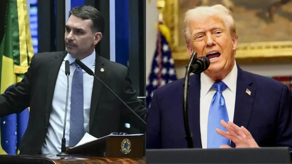 Flávio embarca para os EUA à espera de encontro com Trump nesta terça