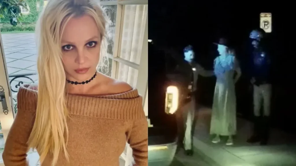 Britney Spears é algemada e oferece lasanha a policiais