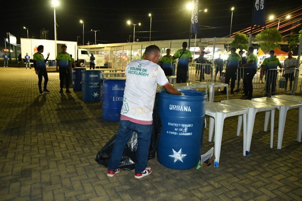 Recicla Natal recolhe 1,4 tonelada de materiais recicláveis no primeiro fim de semana do São João