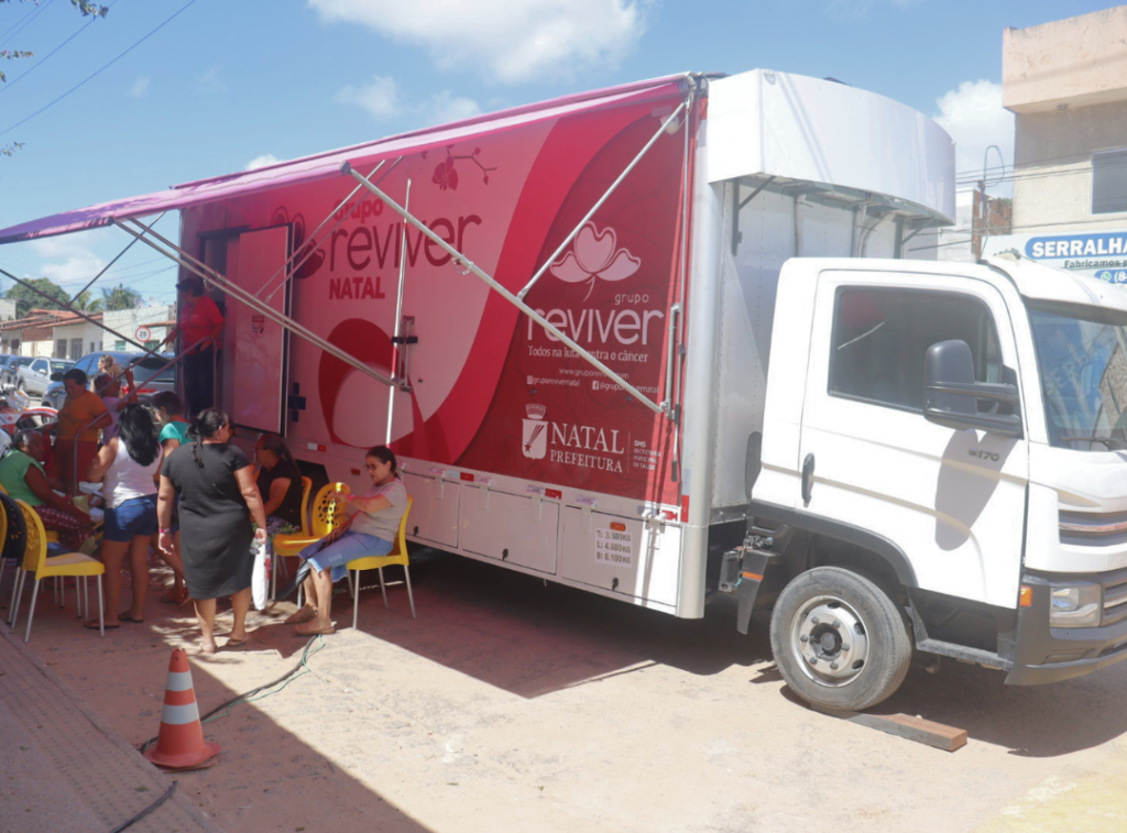 Bairro Nossa Senhora de Nazaré recebe unidades de mamografia itinerante