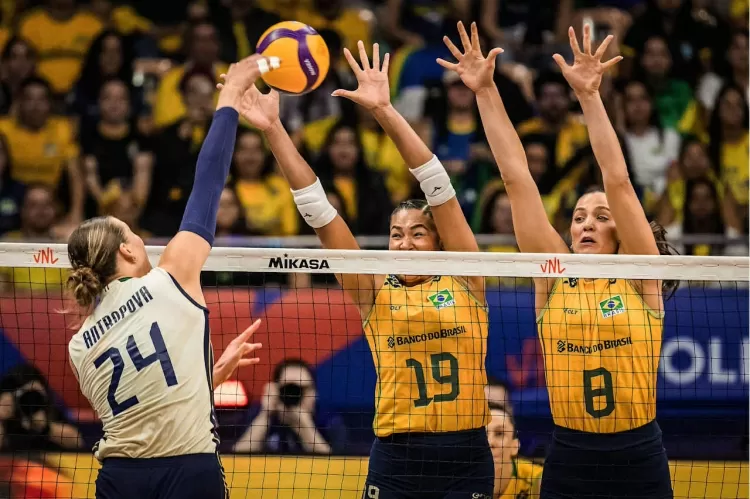 Brasil vence no tie-break e encerra invencibilidade da Itália