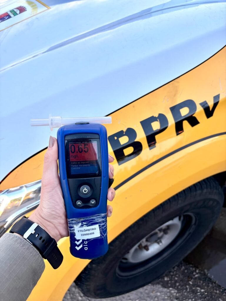 Idoso é preso por embriaguez ao volante durante blitz em Extremoz