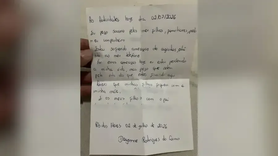 Ex-mulher de goleiro Bruno que desapareceu deixou carta e mencionou agiotas