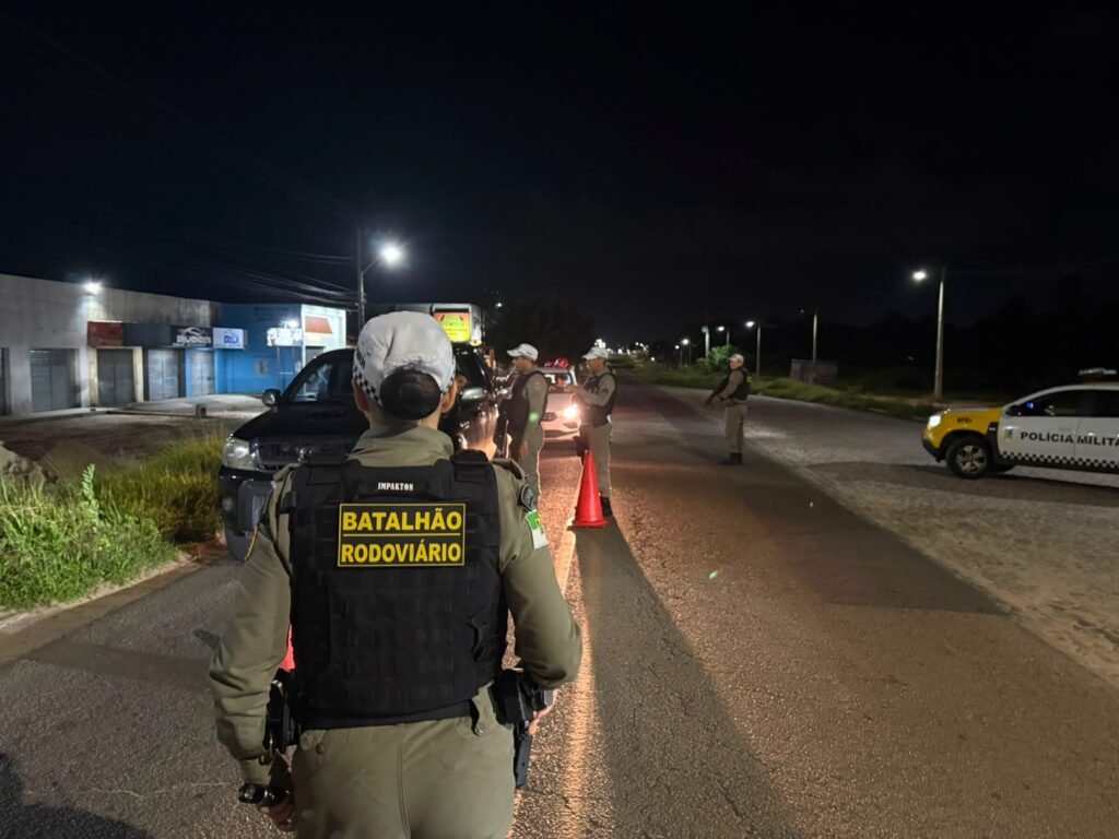Operação prende três condutores por embriaguez ao volante na Grande Natal; motociclista pilotava veículo adulterado e sem habilitação