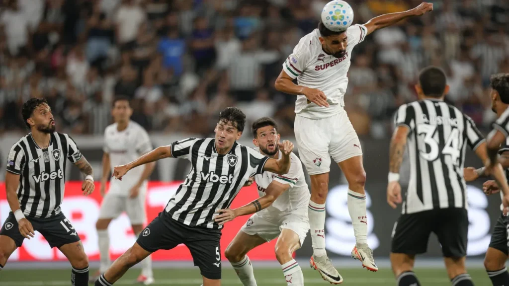 Botafogo marca golaço, mas Fluminense busca empate em clássico