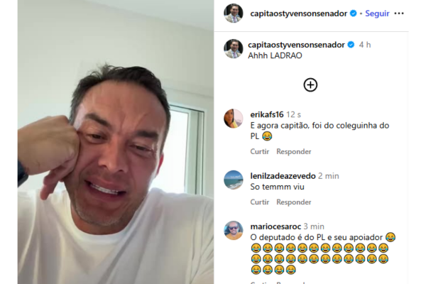 Styvenson chama alvo da PF de ladrão antes de saber que era um aliado dele