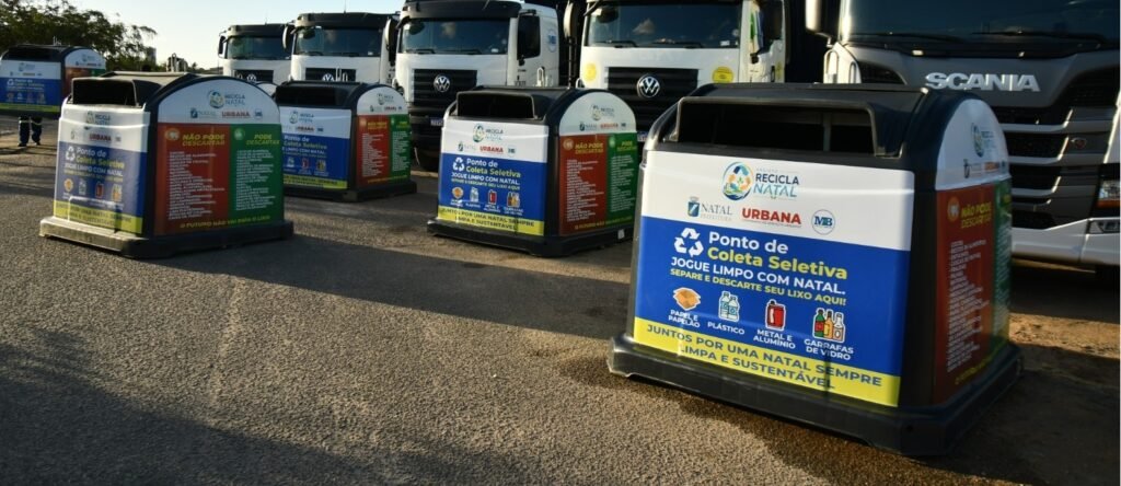 Natal começa a instalar novos pontos de coleta de materiais recicláveis nesta sexta-feira (16)