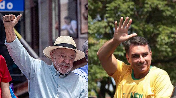 Lula e Flávio encerram campanha em SP com aposta em vitória no 1º turno
