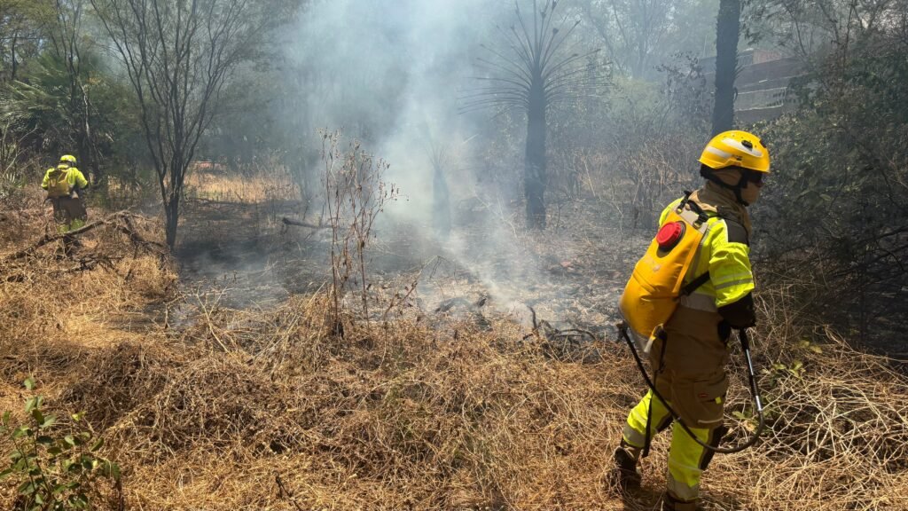 Incêndio atinge vegetação próximo ao Monte do Galo, em Carnaúba dos Dantas